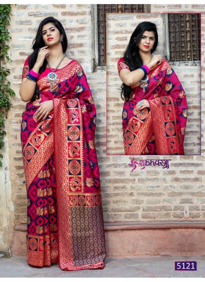Subhvastra Rajwadi Vol 1 Exclusive Designer Banarasi Silk Festival Wear Saree Collection 